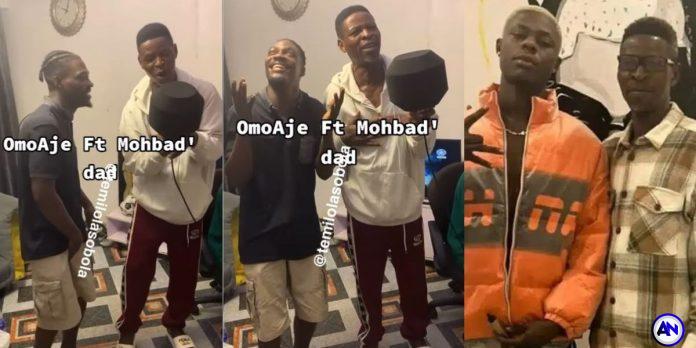 “Can you imagine” – Reactions as snippet of Mohbad’s dad new song with an artistes surfaces online (Watch)